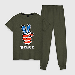 Женская пижама USA peace