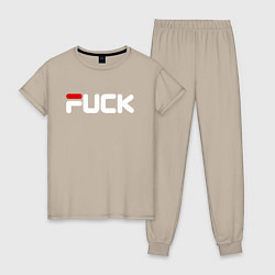 Женская пижама Fck - brand title