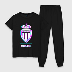 Женская пижама Monaco FC в стиле glitch