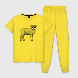 Женская пижама Ягненок в кепке