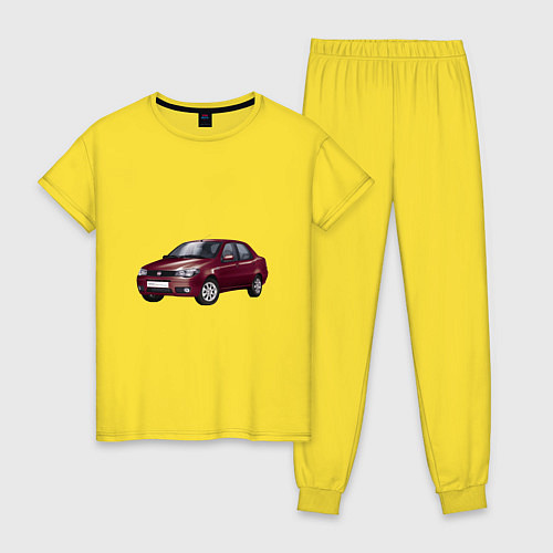 Женская пижама Fiat Albea / Желтый – фото 1