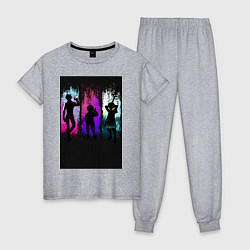 Пижама хлопковая женская Семь смертных грехов Кинг, цвет: меланж