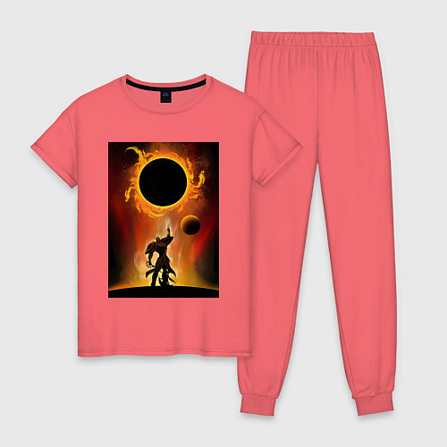 Женская пижама Эсканор грех льва / Коралловый – фото 1