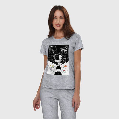 Женская пижама Моб Психо Шигэо Кагэяма / Меланж – фото 3