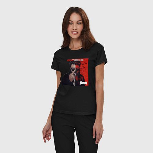 Женская пижама Билли Бутчер the boys / Черный – фото 3