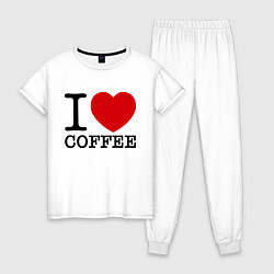 Женская пижама I love coffee
