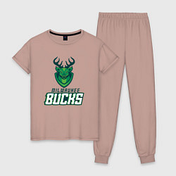 Женская пижама Milwaukee Bucks NBA