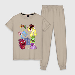 Женская пижама Happy three friends - carousel