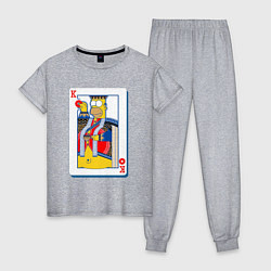 Женская пижама Король Гомер
