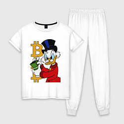 Женская пижама Duck tales - Scrooge bitcoin