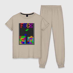 Женская пижама Tetris