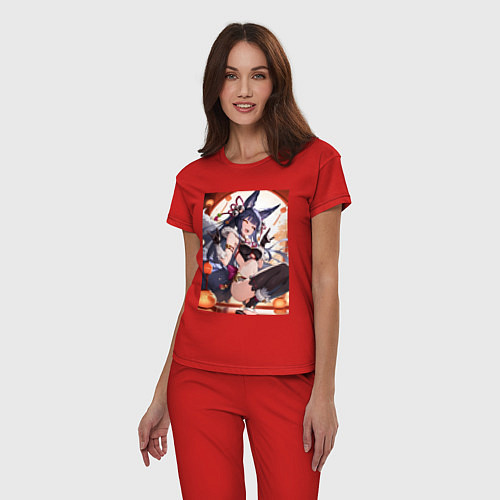 Женская пижама Yuel Yuri Granblue Fantasy / Красный – фото 3