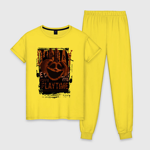 Женская пижама Пеклопёс DogDay из Poppy Playtime / Желтый – фото 1