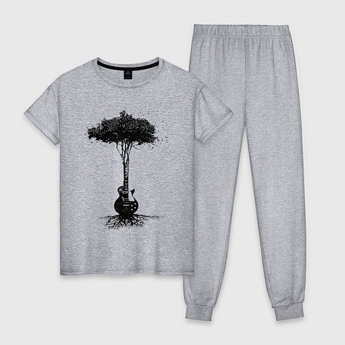 Женская пижама Гитарное дерево / Меланж – фото 1