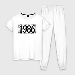 Женская пижама 1986 год в стиле ретро