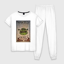 Женская пижама Разыскивается огр