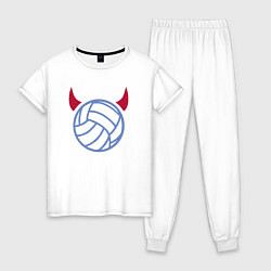 Женская пижама Volleyball devil