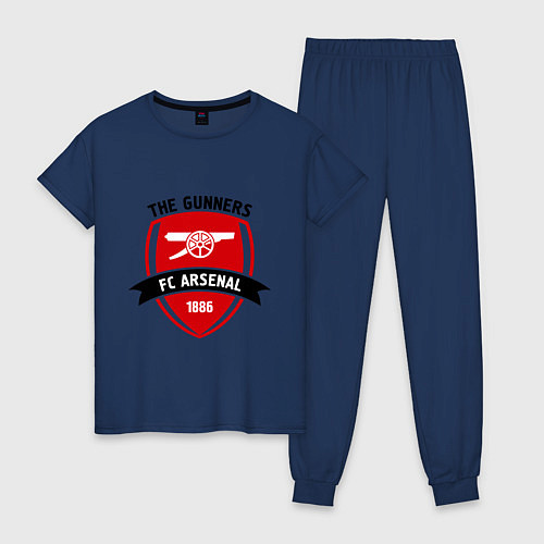 Женская пижама FC Arsenal: The Gunners / Тёмно-синий – фото 1