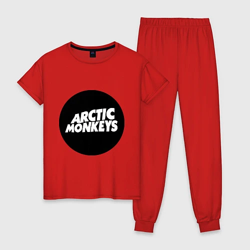 Женская пижама Arctic Monkeys Round / Красный – фото 1