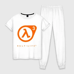 Пижама хлопковая женская Half-Life 3, цвет: белый