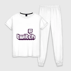 Женская пижама Twitch Logo