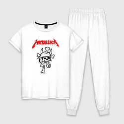 Женская пижама Metallica: Pushead Skull
