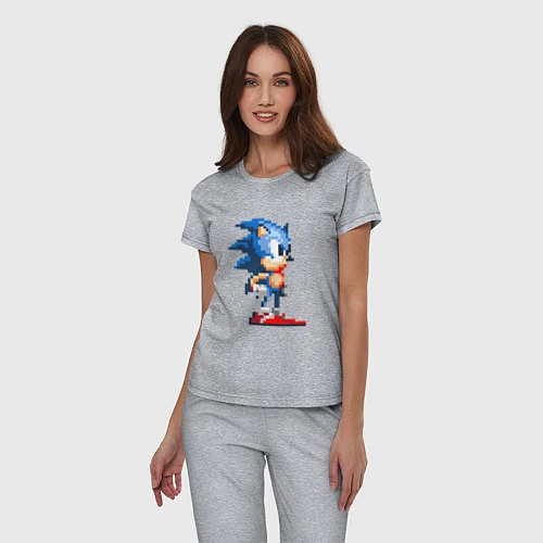 Женская пижама Sonic / Меланж – фото 3