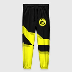 Брюки женские BVB FC: Yellow style, цвет: 3D-принт