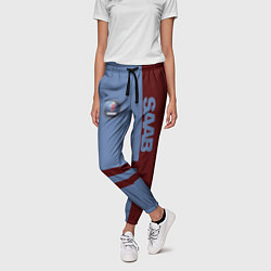 Брюки женские Saab, цвет: 3D-принт — фото 2