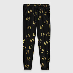 Женские брюки 6ix9ine Gold