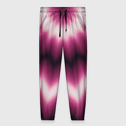Женские брюки Черно-пурпурный калейдоскоп