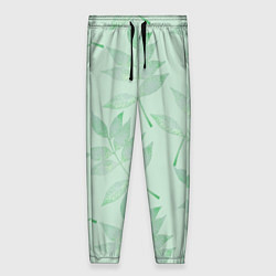 Женские брюки Зеленые листья