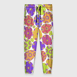 Женские брюки Разукрашенные пасхальные яйца