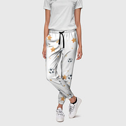 Брюки женские Футбол это круто, цвет: 3D-принт — фото 2