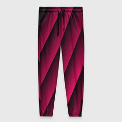 Женские брюки Red Stripe 3D Красные полосы