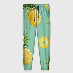 Женские брюки Большие ананасы