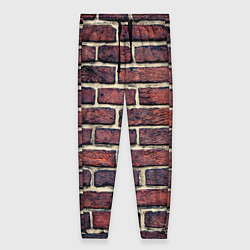 Брюки женские Brick Wall, цвет: 3D-принт