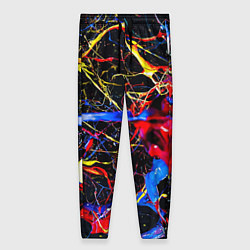Женские брюки Импрессионизм Vanguard neon pattern