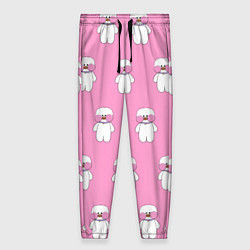 Женские брюки ЛАЛАФАНФАН на розовом фоне