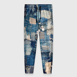 Женские брюки Patchwork Jeans Осень Зима 2023