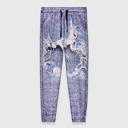 Брюки женские Hole in jeans - Rag, цвет: 3D-принт