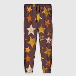 Женские брюки Звездное коричневое небо
