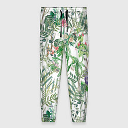 Женские брюки Цветы Летний Ботанический Букет