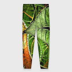 Женские брюки Растительный абстрактный фрактальный паттерн Veget