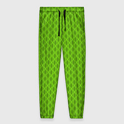 Женские брюки Зеленые ячейки текстура