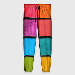 Женские брюки Абстрактный набор красок-паттернов