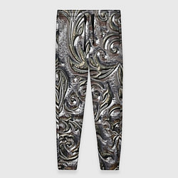 Женские брюки Растительный орнамент - чеканка по серебру