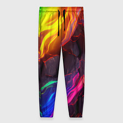 Женские брюки Neon rainbow lava