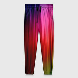 Брюки женские Цветной спектр, цвет: 3D-принт