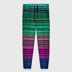 Женские брюки Разноцветные неоновые шелковые нити